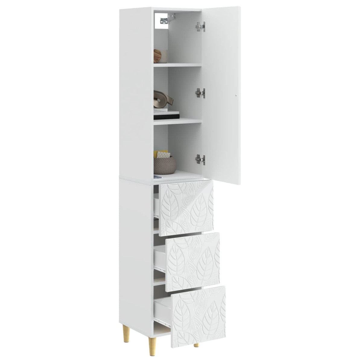 vidaXL Σέτ Ντουλαπιών 2 τμχ. 33 x 34,5 x 90 εκ Επεξεργασμένο Ξύλο