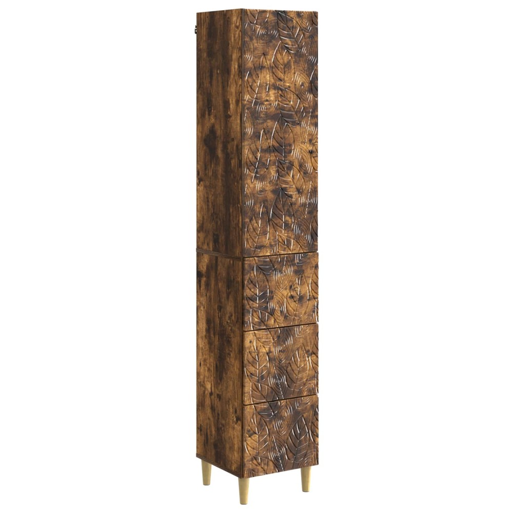 vidaXL Σέτ Ντουλαπιών 2 τμχ. 33 x 34,5 x 90 εκ Επεξεργασμένο Ξύλο