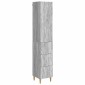 vidaXL Σέτ Ντουλαπιών 2 τμχ. 33 x 34,5 x 90 εκ Επεξεργασμένο Ξύλο