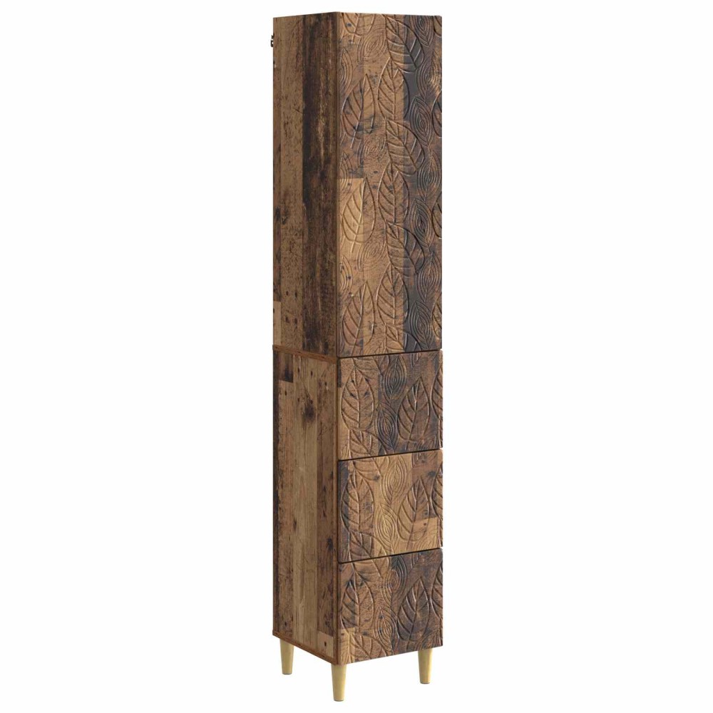 vidaXL Σέτ Ντουλαπιών 2 τμχ. 33 x 34,5 x 90 εκ Επεξεργασμένο Ξύλο