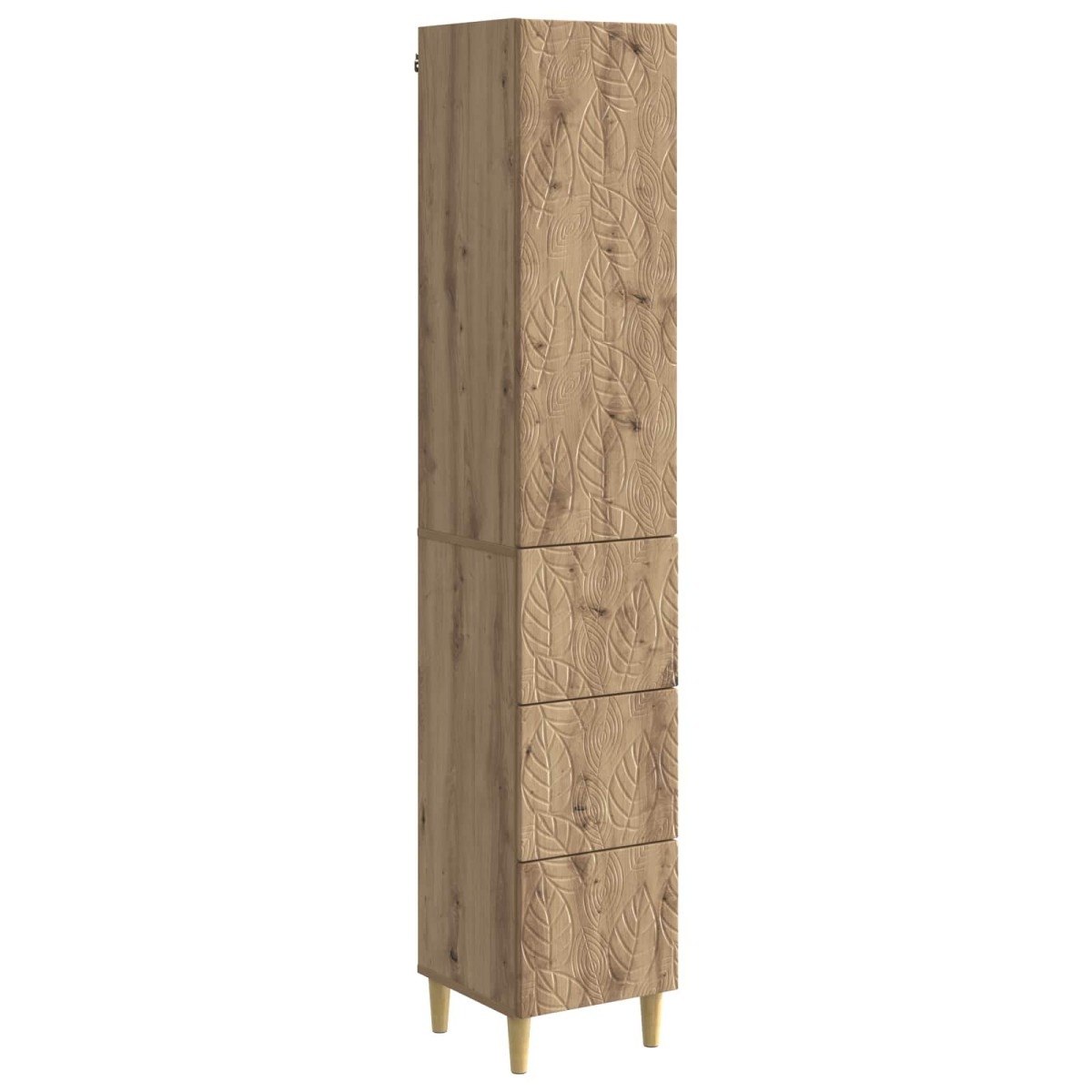 vidaXL Σέτ Ντουλαπιών 2 τμχ. 33 x 34,5 x 90 εκ Επεξεργασμένο Ξύλο