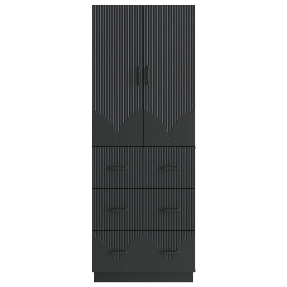 vidaXL Σέτ Ντουλαπιών 2 τμχ. 66 x 34,5 x 87 εκ. Επεξεργασμένο Ξύλο