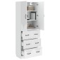 vidaXL Σέτ Ντουλαπιών 2 τμχ. 66 x 34,5 x 87 εκ. Επεξεργασμένο Ξύλο
