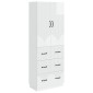 vidaXL Σέτ Ντουλαπιών 2 τμχ. 66 x 34,5 x 87 εκ. Επεξεργασμένο Ξύλο