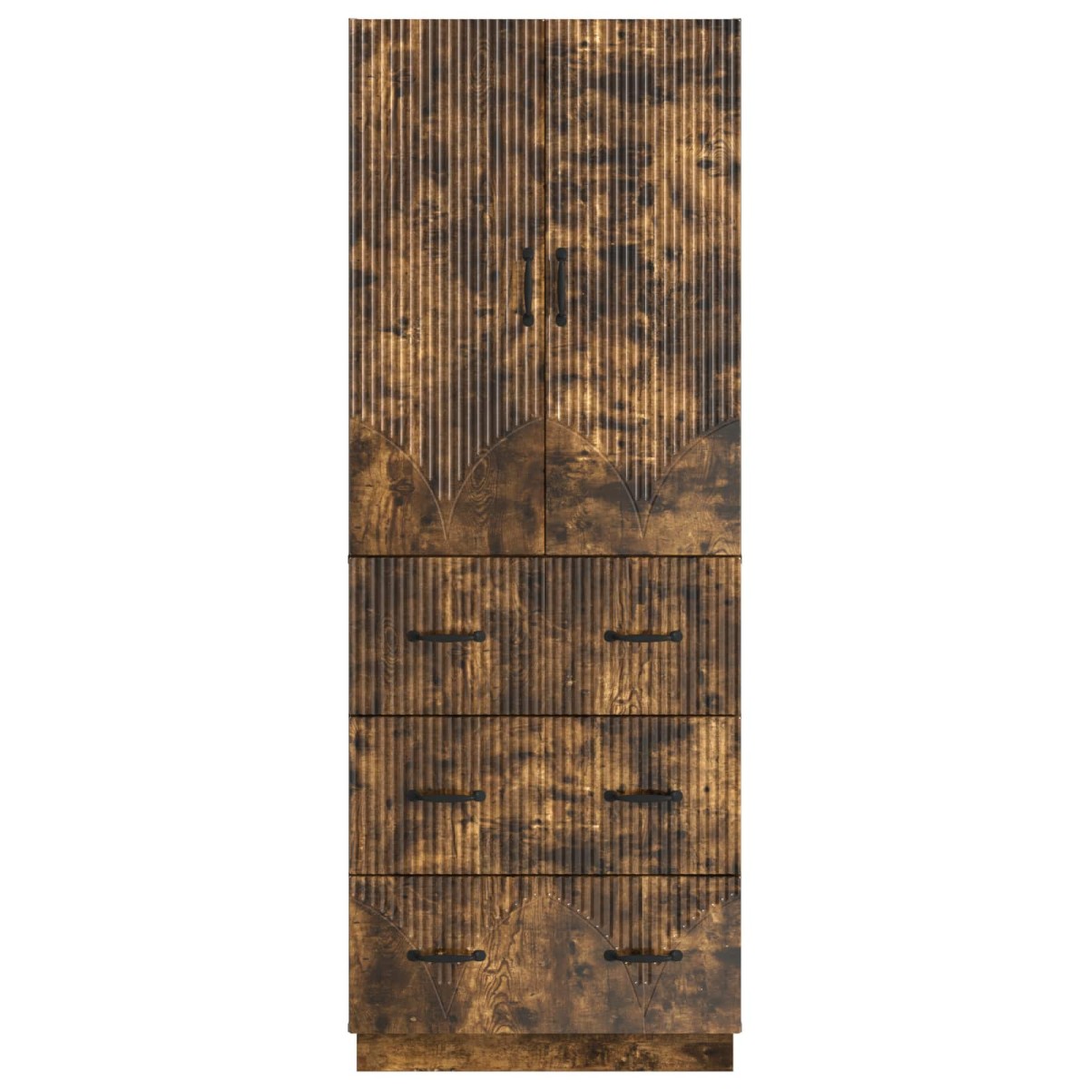 vidaXL Σέτ Ντουλαπιών 2 τμχ. 66 x 34,5 x 87 εκ. Επεξεργασμένο Ξύλο