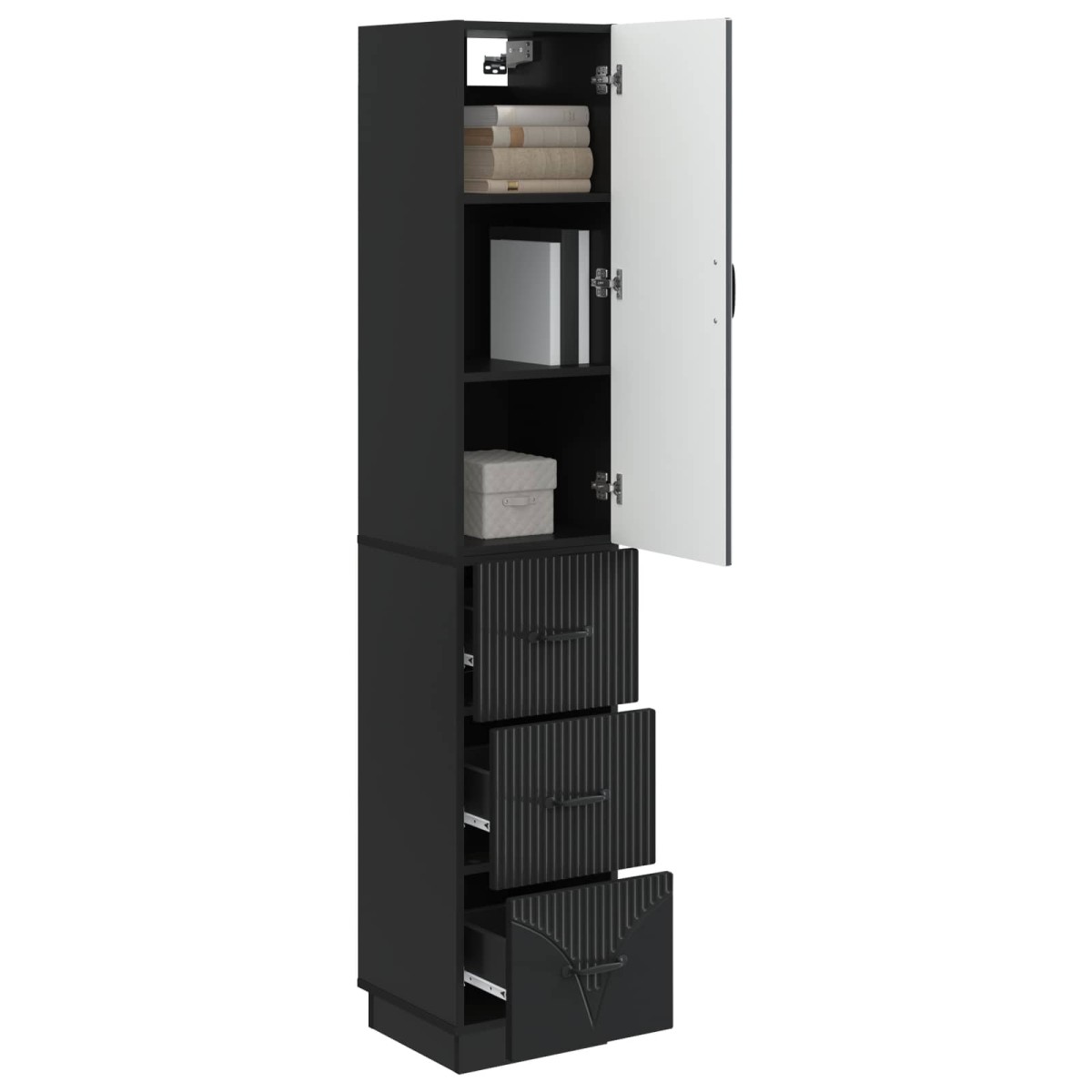 vidaXL Σέτ Ντουλαπιών 2 τμχ. 33 x 34,5 x 87 εκ. Επεξεργασμένο Ξύλο