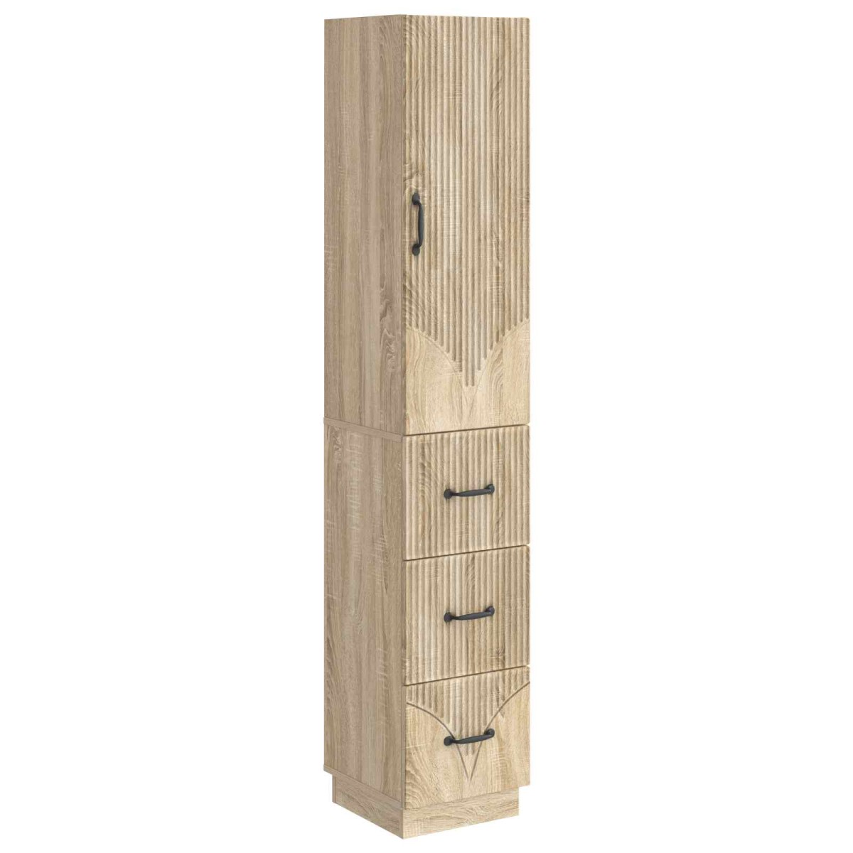 vidaXL Σέτ Ντουλαπιών 2 τμχ. 33 x 34,5 x 87 εκ. Επεξεργασμένο Ξύλο