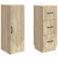 vidaXL Σέτ Ντουλαπιών 2 τμχ. 33 x 34,5 x 87 εκ. Επεξεργασμένο Ξύλο