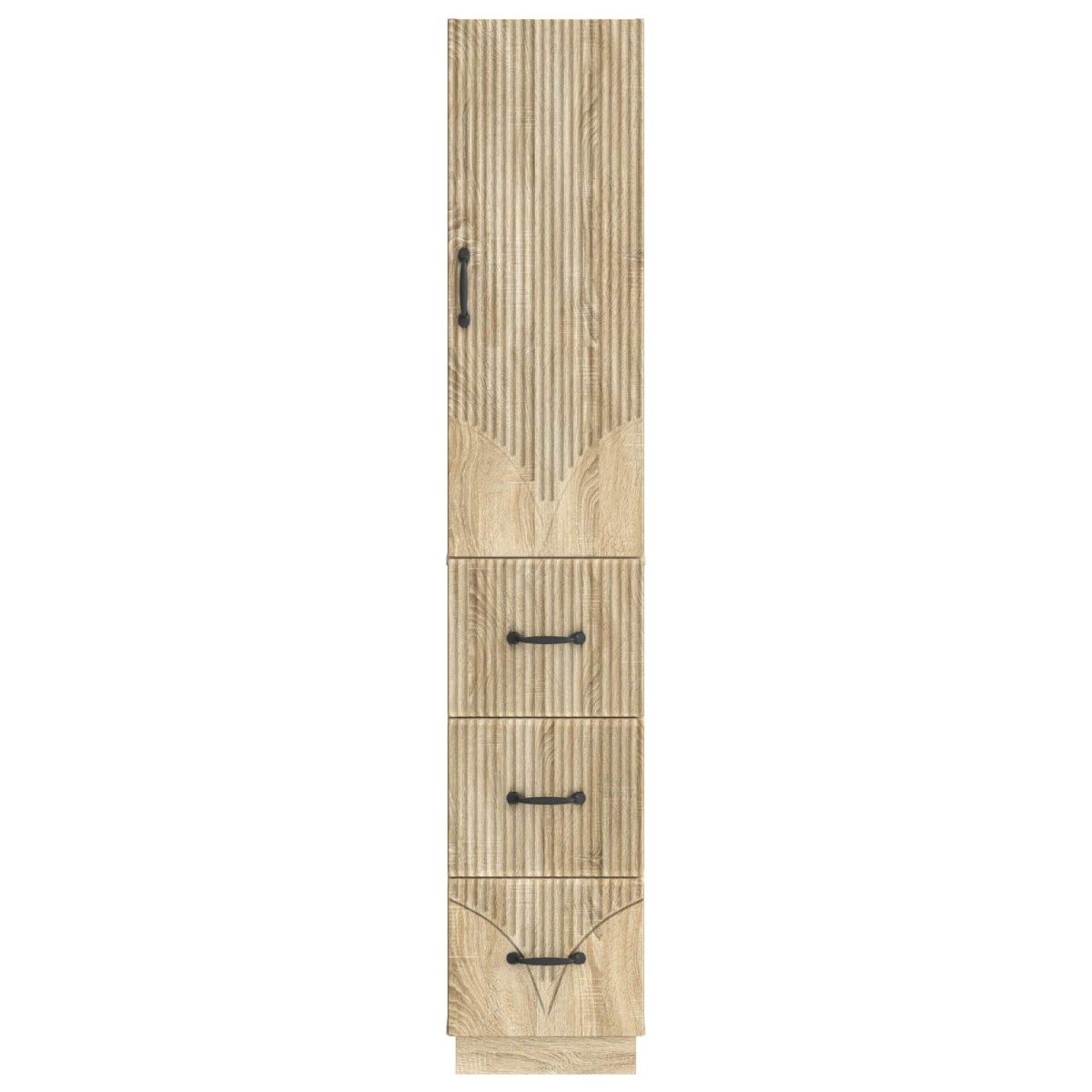 vidaXL Σέτ Ντουλαπιών 2 τμχ. 33 x 34,5 x 87 εκ. Επεξεργασμένο Ξύλο