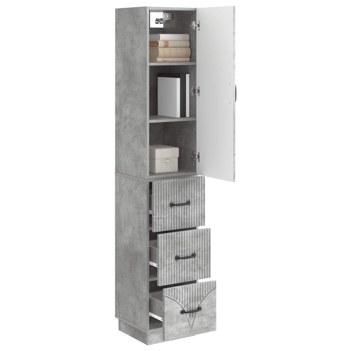 vidaXL Σέτ Ντουλαπιών 2 τμχ. 33 x 34,5 x 87 εκ. Επεξεργασμένο Ξύλο