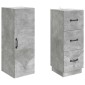 vidaXL Σέτ Ντουλαπιών 2 τμχ. 33 x 34,5 x 87 εκ. Επεξεργασμένο Ξύλο