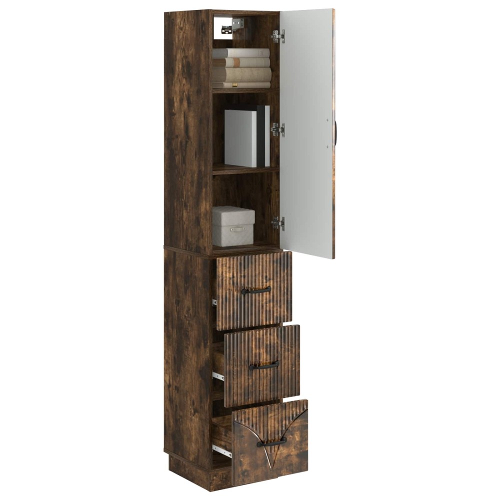 vidaXL Σέτ Ντουλαπιών 2 τμχ. 33 x 34,5 x 87 εκ. Επεξεργασμένο Ξύλο