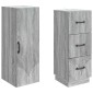 vidaXL Σέτ Ντουλαπιών 2 τμχ. 33 x 34,5 x 87 εκ. Επεξεργασμένο Ξύλο