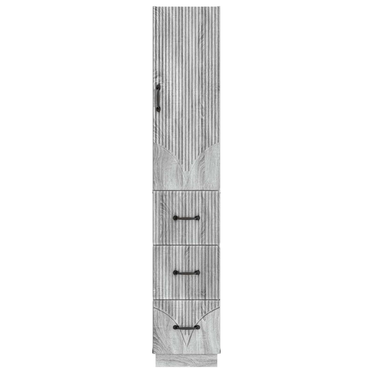 vidaXL Σέτ Ντουλαπιών 2 τμχ. 33 x 34,5 x 87 εκ. Επεξεργασμένο Ξύλο