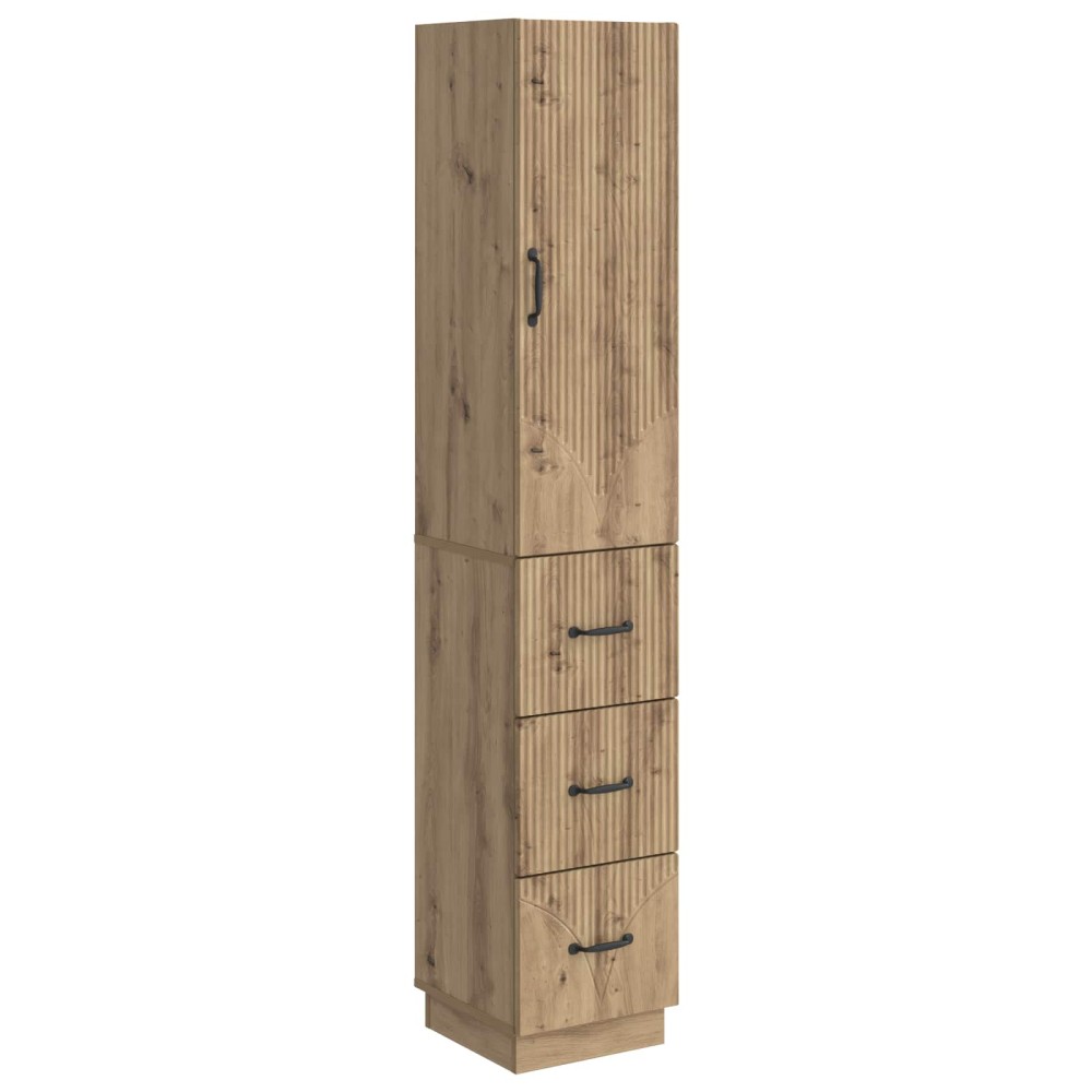 vidaXL Σέτ Ντουλαπιών 2 τμχ. 33 x 34,5 x 87 εκ. Επεξεργασμένο Ξύλο