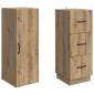 vidaXL Σέτ Ντουλαπιών 2 τμχ. 33 x 34,5 x 87 εκ. Επεξεργασμένο Ξύλο