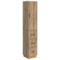vidaXL Σέτ Ντουλαπιών 2 τμχ. 33 x 34,5 x 87 εκ. Επεξεργασμένο Ξύλο