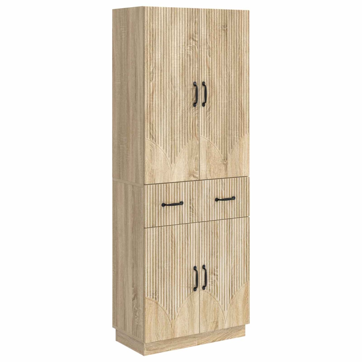 vidaXL Σέτ Ντουλαπιών 2 τμχ. Sonoma Δρυς Επεξεργασμένο Ξύλο