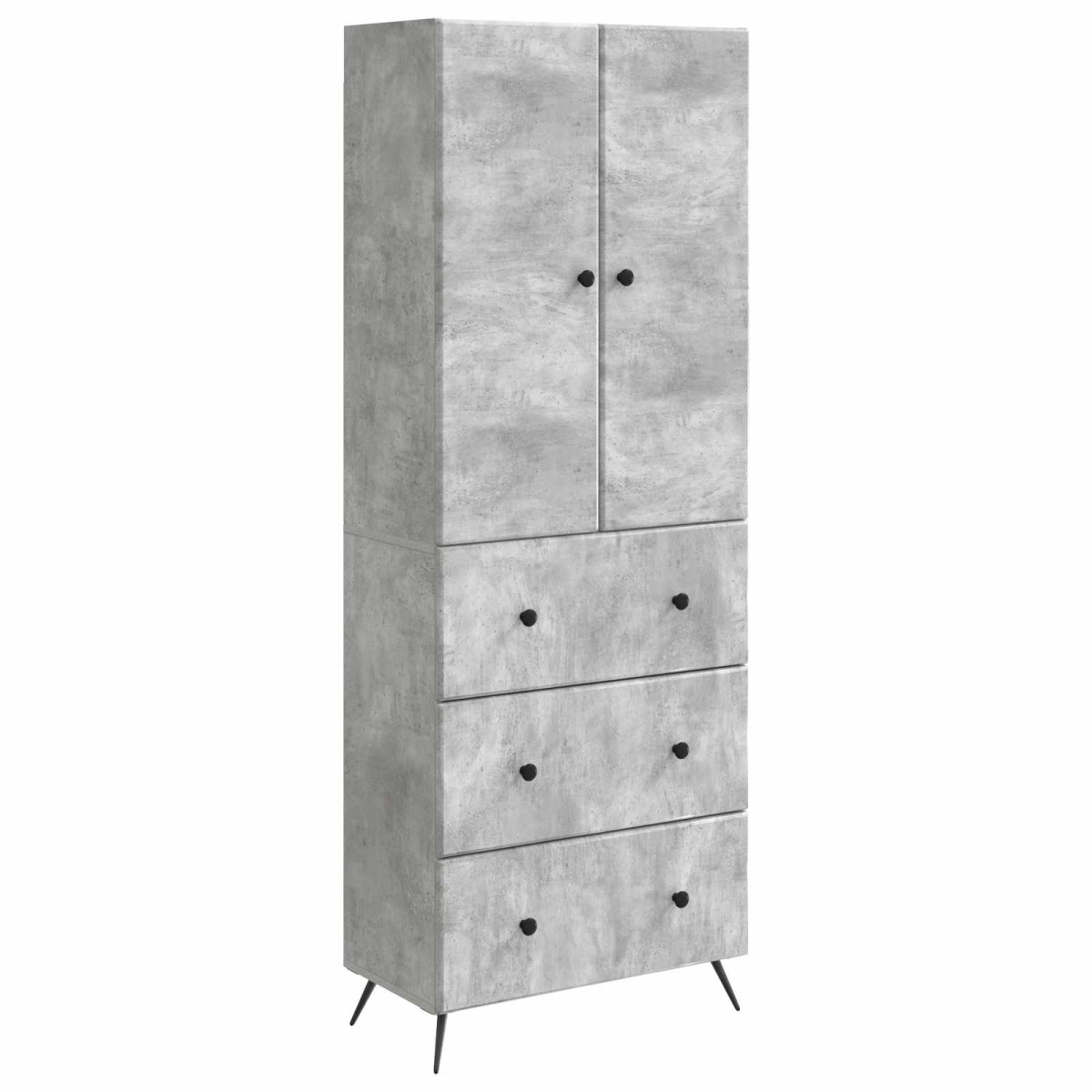 vidaXL Σέτ Ντουλαπιών 2 τμχ. 66 x 34,5 x 90 εκ Επεξεργασμένο Ξύλο