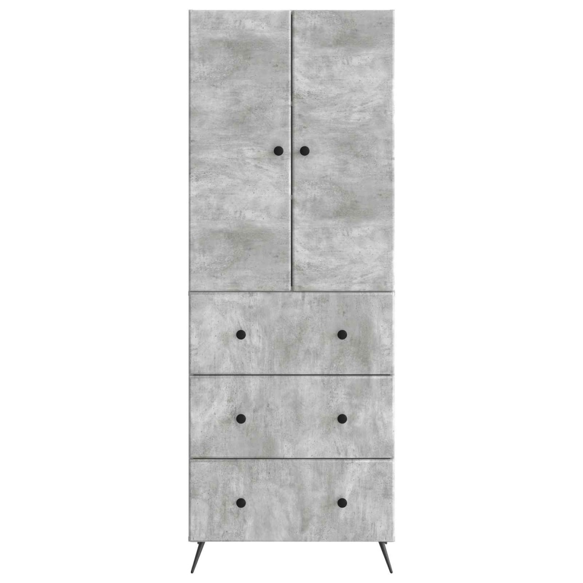 vidaXL Σέτ Ντουλαπιών 2 τμχ. 66 x 34,5 x 90 εκ Επεξεργασμένο Ξύλο