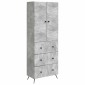 vidaXL Σέτ Ντουλαπιών 2 τμχ. 66 x 34,5 x 90 εκ Επεξεργασμένο Ξύλο