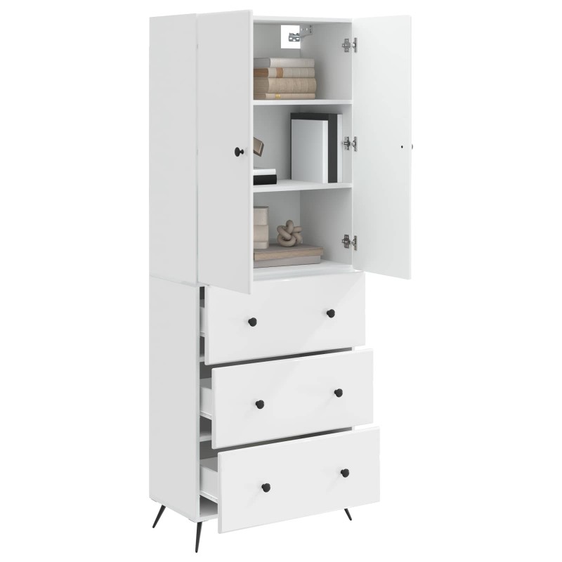 vidaXL Σέτ Ντουλαπιών 2 τμχ. 66 x 34,5 x 90 εκ Επεξεργασμένο Ξύλο
