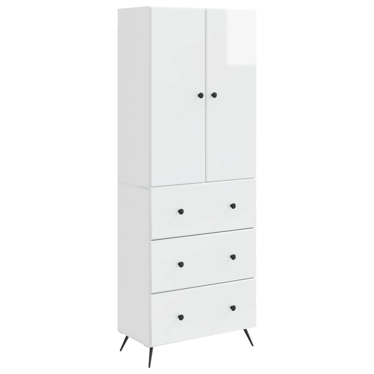 vidaXL Σέτ Ντουλαπιών 2 τμχ. 66 x 34,5 x 90 εκ Επεξεργασμένο Ξύλο