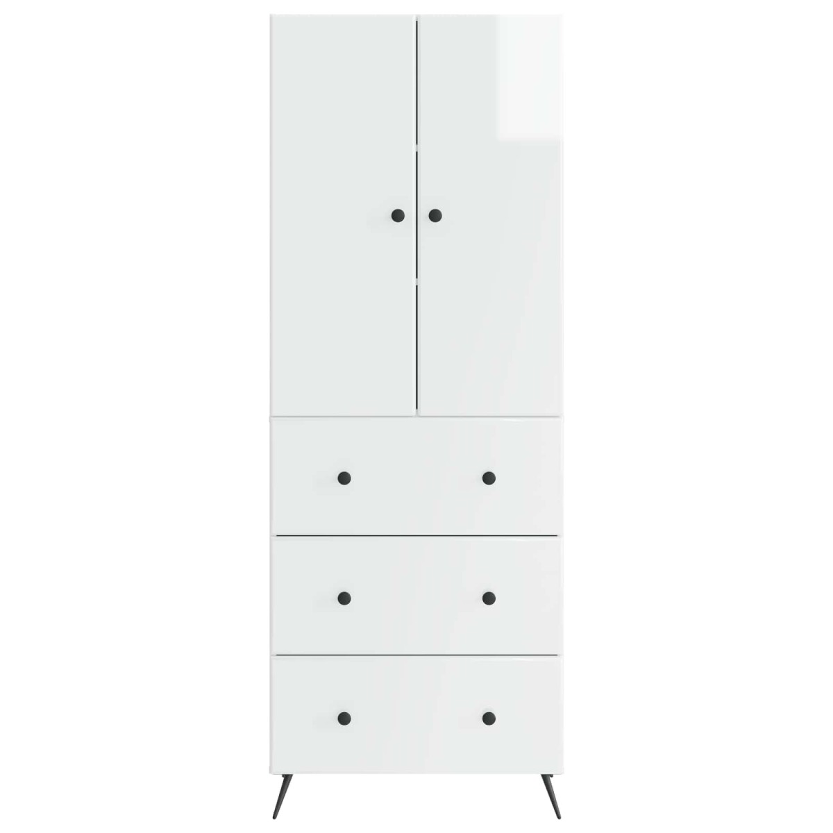 vidaXL Σέτ Ντουλαπιών 2 τμχ. 66 x 34,5 x 90 εκ Επεξεργασμένο Ξύλο