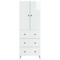 vidaXL Σέτ Ντουλαπιών 2 τμχ. 66 x 34,5 x 90 εκ Επεξεργασμένο Ξύλο