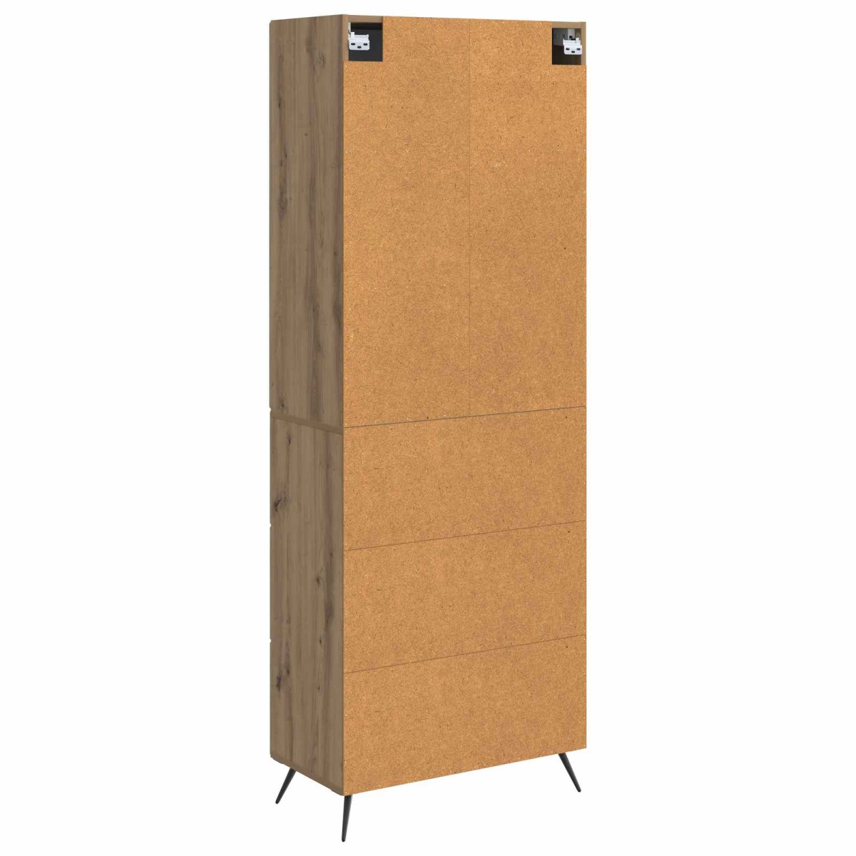 vidaXL Σέτ Ντουλαπιών 2 τμχ. 66 x 34,5 x 90 εκ Επεξεργασμένο Ξύλο