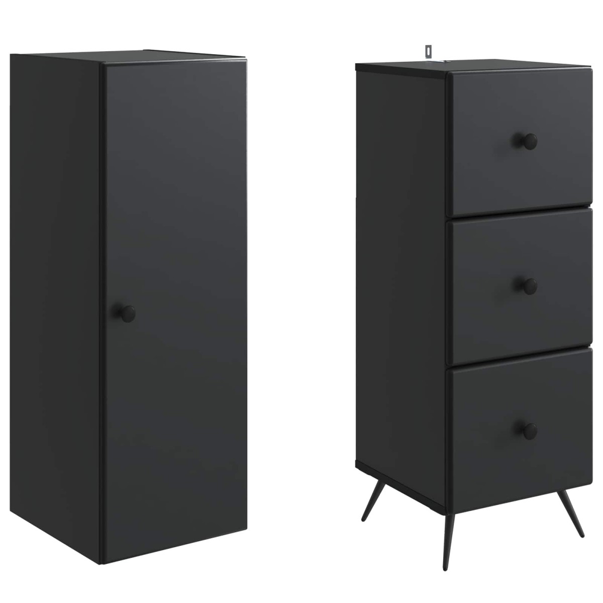 vidaXL Σέτ Ντουλαπιών 2 τμχ. 34,5 x 34,5 x 90 εκ. Επεξεργασμένο Ξύλο