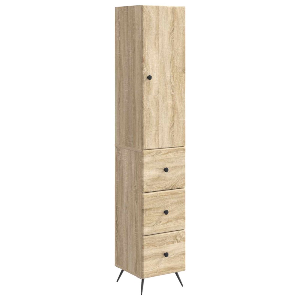 vidaXL Σέτ Ντουλαπιών 2 τμχ. 34,5 x 34,5 x 90 εκ. Επεξεργασμένο Ξύλο
