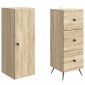 vidaXL Σέτ Ντουλαπιών 2 τμχ. 34,5 x 34,5 x 90 εκ. Επεξεργασμένο Ξύλο