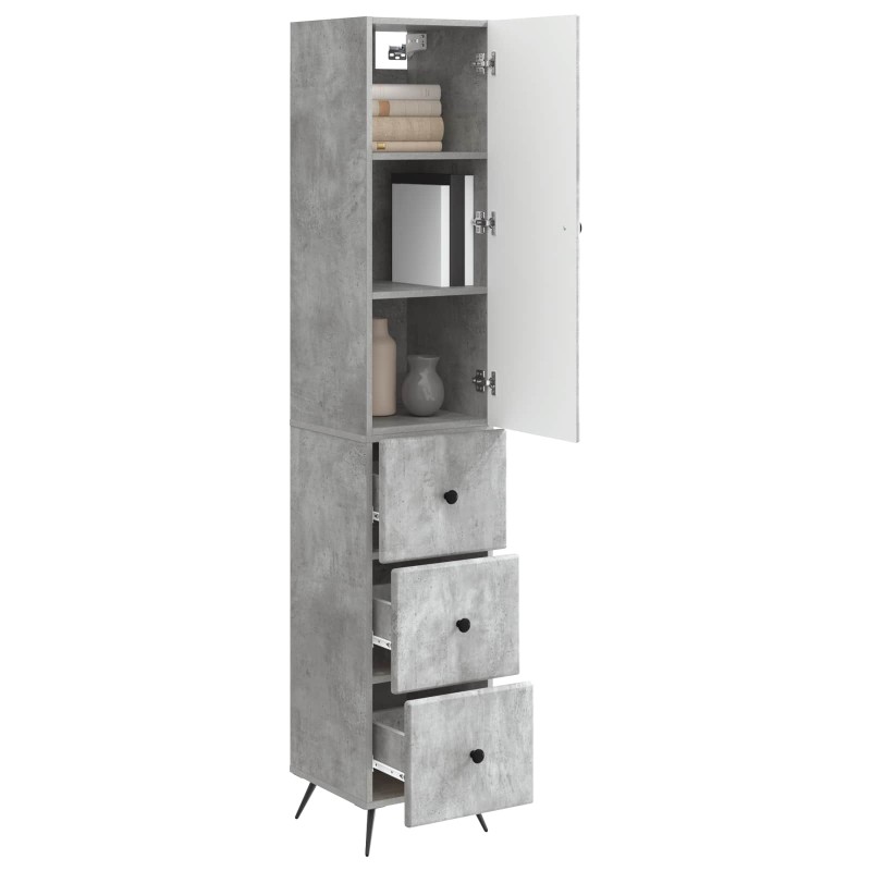 vidaXL Σέτ Ντουλαπιών 2 τμχ. 34,5 x 34,5 x 90 εκ. Επεξεργασμένο Ξύλο