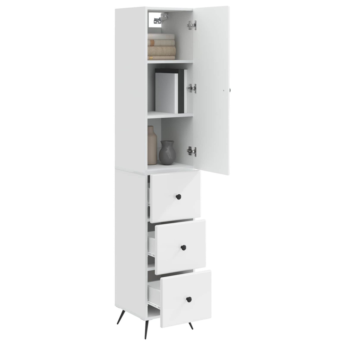 vidaXL Σέτ Ντουλαπιών 2 τμχ. 34,5 x 34,5 x 90 εκ. Επεξεργασμένο Ξύλο