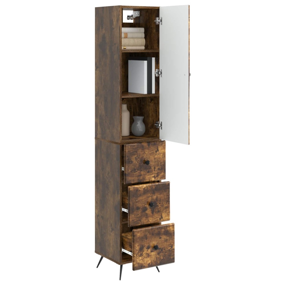 vidaXL Σέτ Ντουλαπιών 2 τμχ. 34,5 x 34,5 x 90 εκ. Επεξεργασμένο Ξύλο