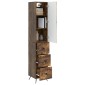vidaXL Σέτ Ντουλαπιών 2 τμχ. 34,5 x 34,5 x 90 εκ. Επεξεργασμένο Ξύλο