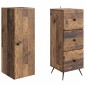 vidaXL Σέτ Ντουλαπιών 2 τμχ. 34,5 x 34,5 x 90 εκ. Επεξεργασμένο Ξύλο