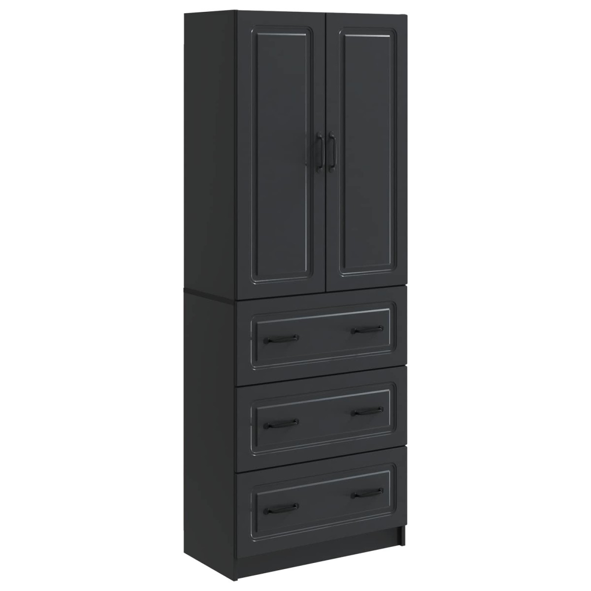 vidaXL Σέτ Ντουλαπιών 2 τμχ. 66 x 34,5 x 87 εκ. Επεξεργασμένο Ξύλο