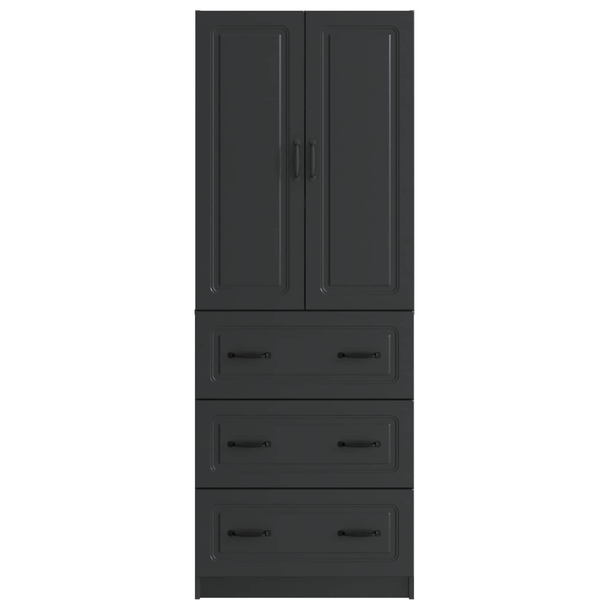 vidaXL Σέτ Ντουλαπιών 2 τμχ. 66 x 34,5 x 87 εκ. Επεξεργασμένο Ξύλο