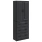 vidaXL Σέτ Ντουλαπιών 2 τμχ. 66 x 34,5 x 87 εκ. Επεξεργασμένο Ξύλο