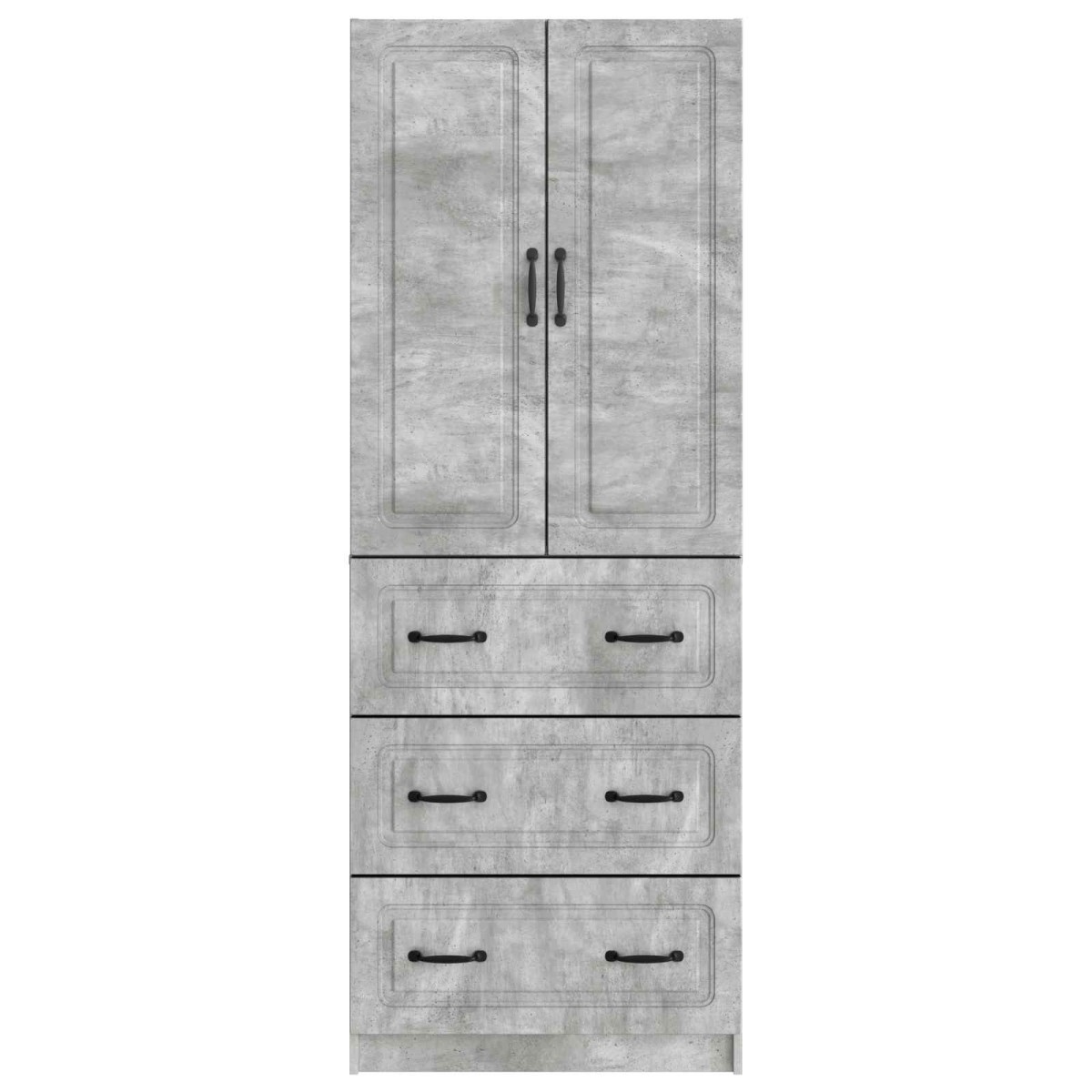 vidaXL Σέτ Ντουλαπιών 2 τμχ. 66 x 34,5 x 87 εκ. Επεξεργασμένο Ξύλο