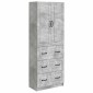 vidaXL Σέτ Ντουλαπιών 2 τμχ. 66 x 34,5 x 87 εκ. Επεξεργασμένο Ξύλο