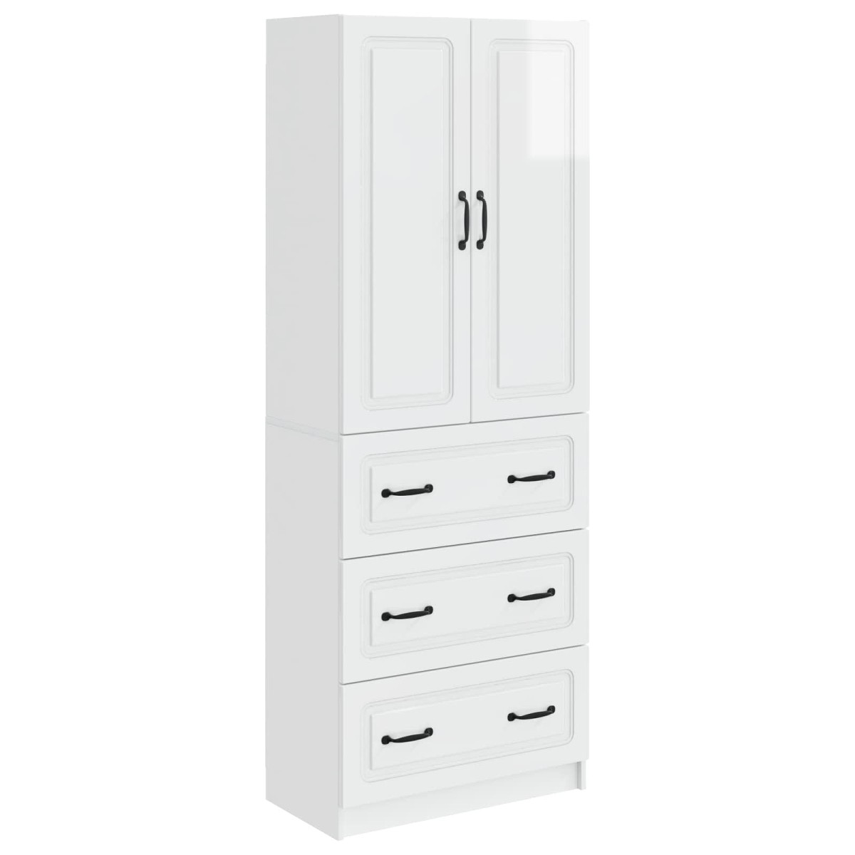 vidaXL Σέτ Ντουλαπιών 2 τμχ. 66 x 34,5 x 87 εκ. Επεξεργασμένο Ξύλο