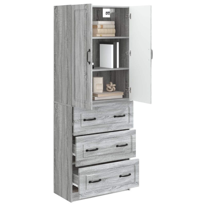vidaXL Σέτ Ντουλαπιών 2 τμχ. 66 x 34,5 x 87 εκ. Επεξεργασμένο Ξύλο