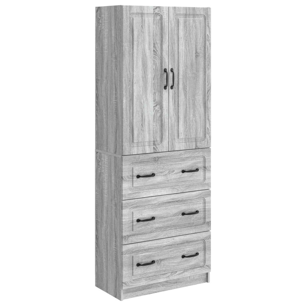 vidaXL Σέτ Ντουλαπιών 2 τμχ. 66 x 34,5 x 87 εκ. Επεξεργασμένο Ξύλο