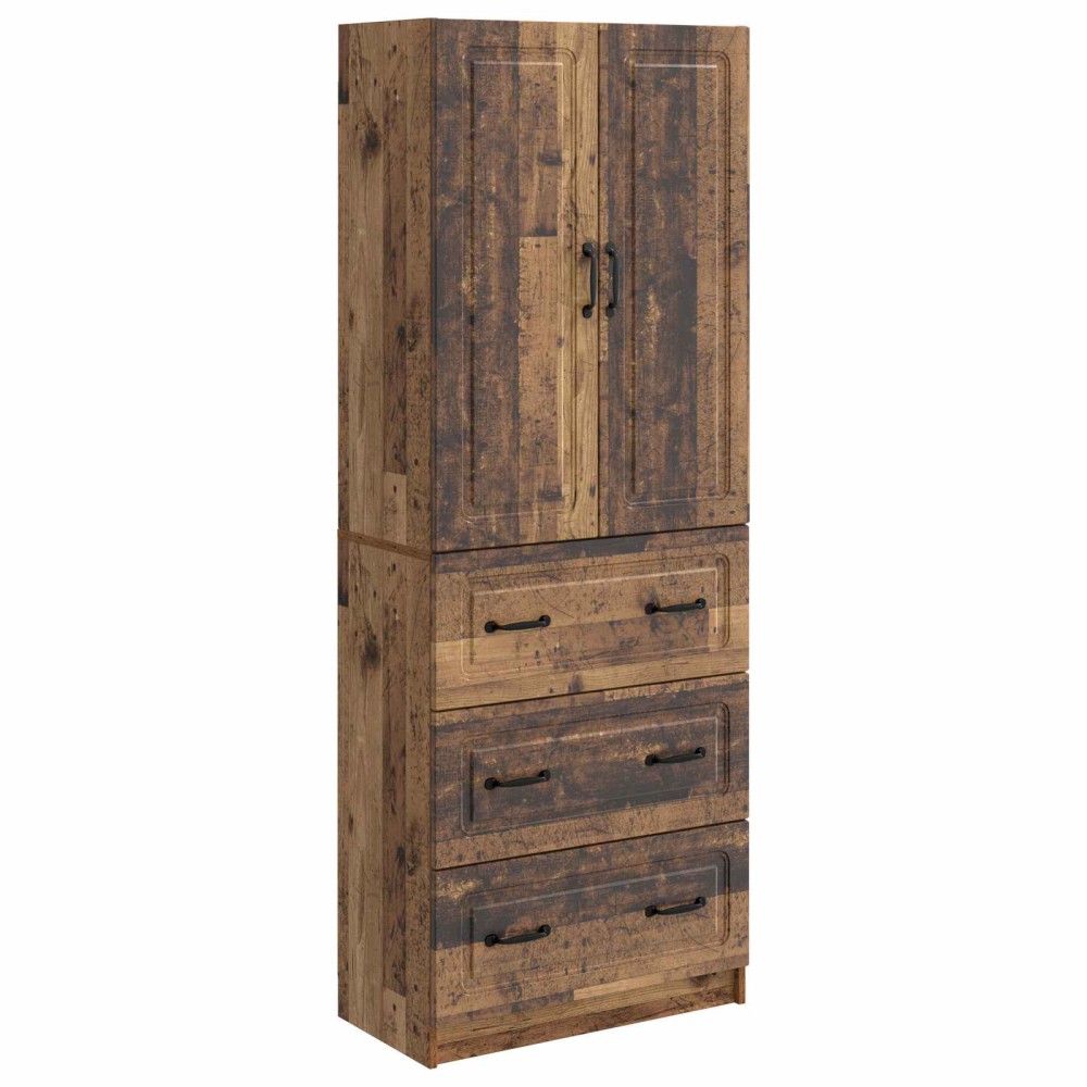 vidaXL Σέτ Ντουλαπιών 2 τμχ. 66 x 34,5 x 87 εκ. Επεξεργασμένο Ξύλο