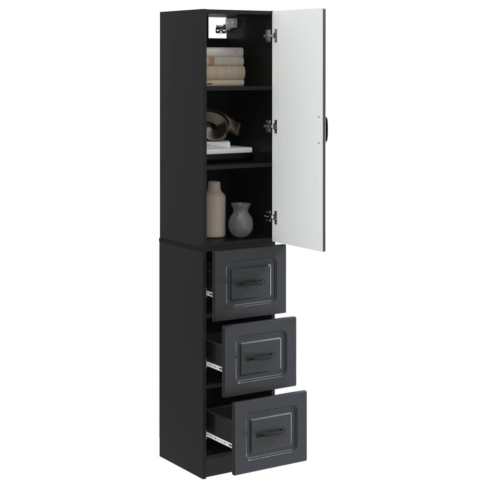 vidaXL Σέτ Ντουλαπιών 2 τμχ. 33 x 34,5 x 87 εκ. Επεξεργασμένο Ξύλο