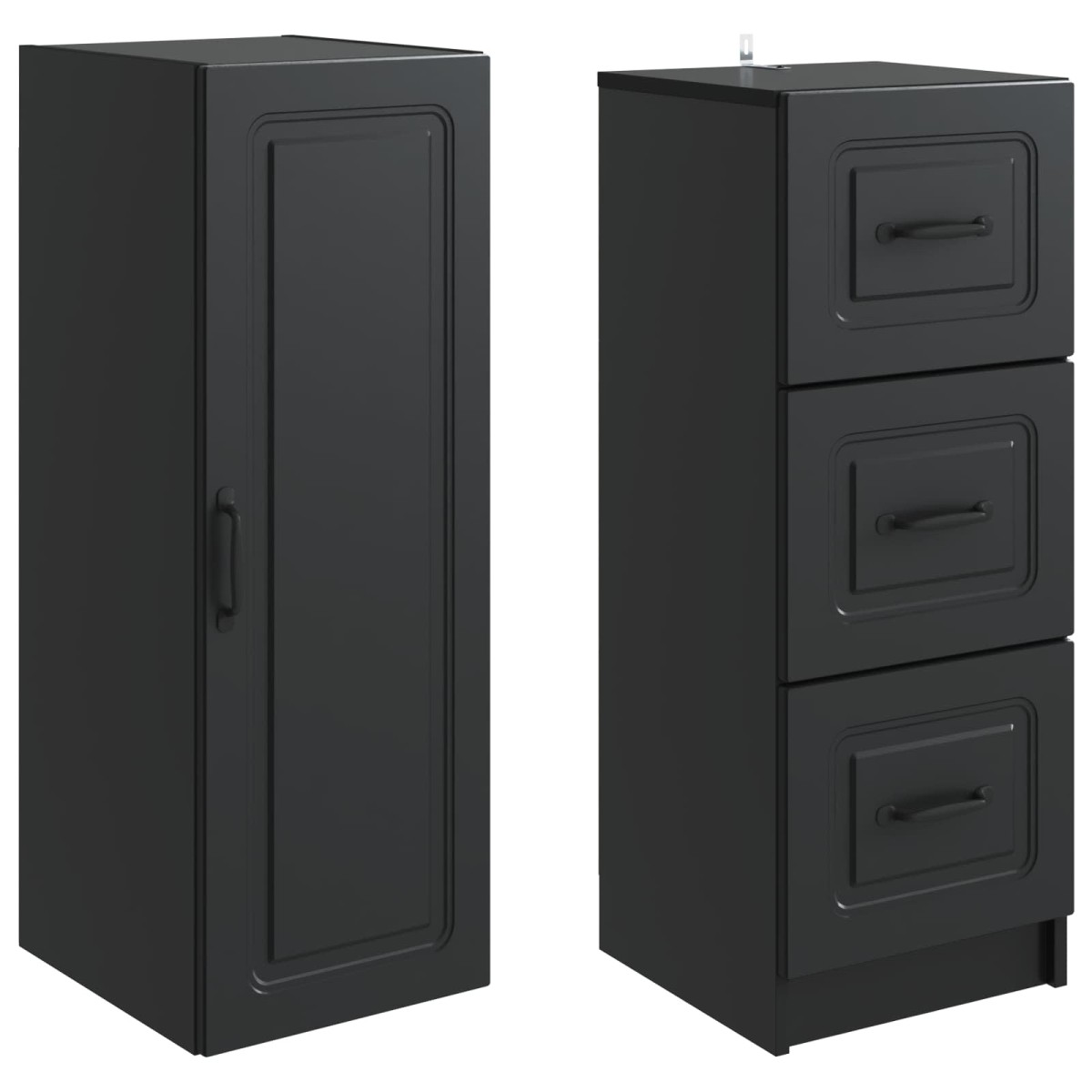 vidaXL Σέτ Ντουλαπιών 2 τμχ. 33 x 34,5 x 87 εκ. Επεξεργασμένο Ξύλο