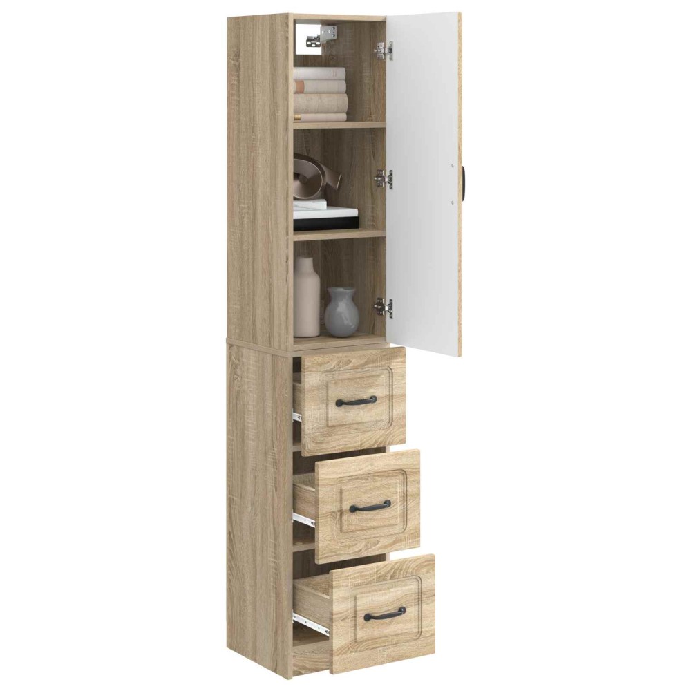 vidaXL Σέτ Ντουλαπιών 2 τμχ. 33 x 34,5 x 87 εκ. Επεξεργασμένο Ξύλο